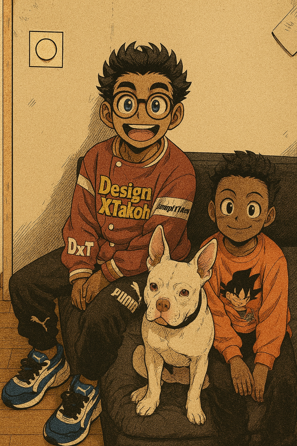 Mes fils en vacances avec moi