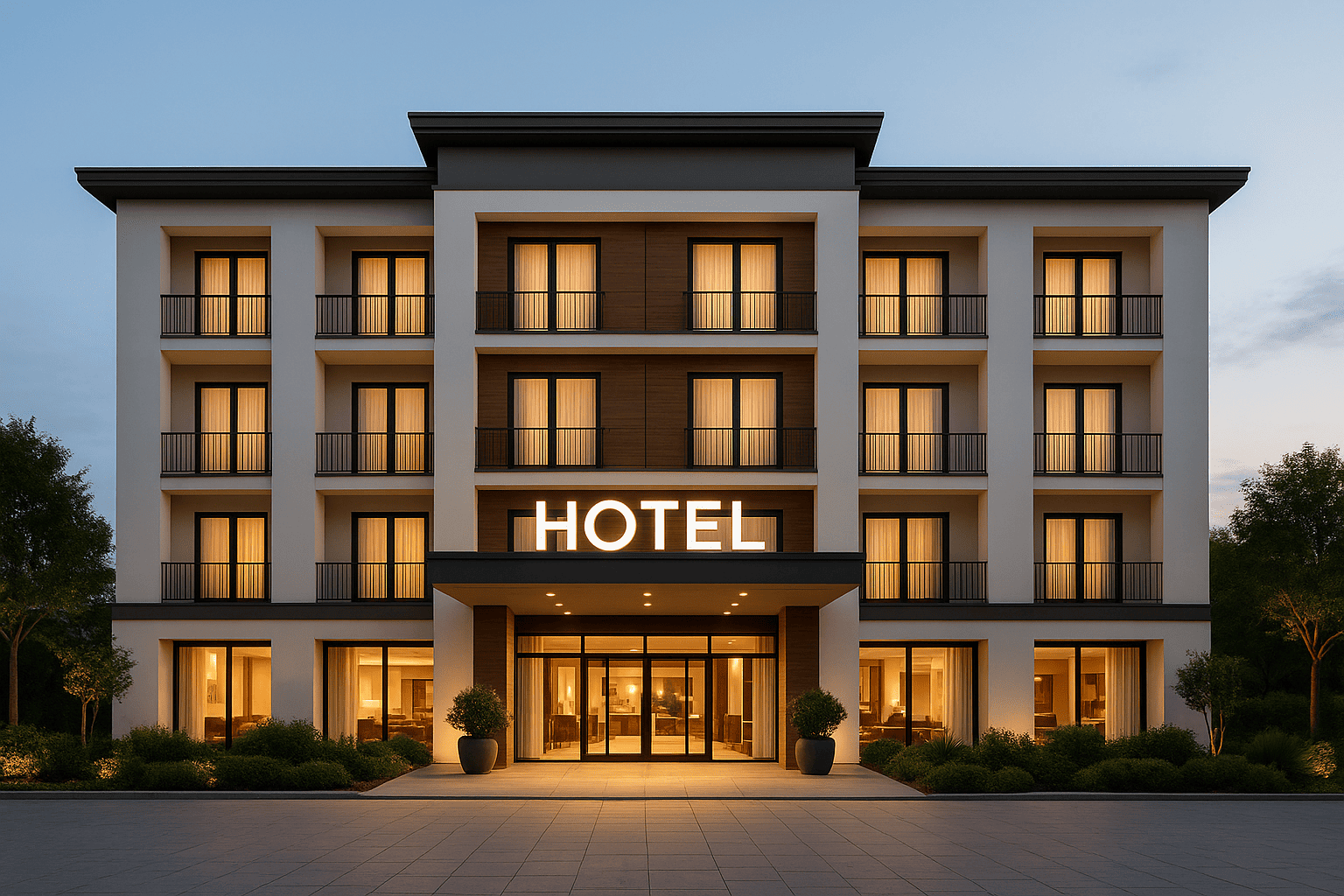 Construction d’un hôtel